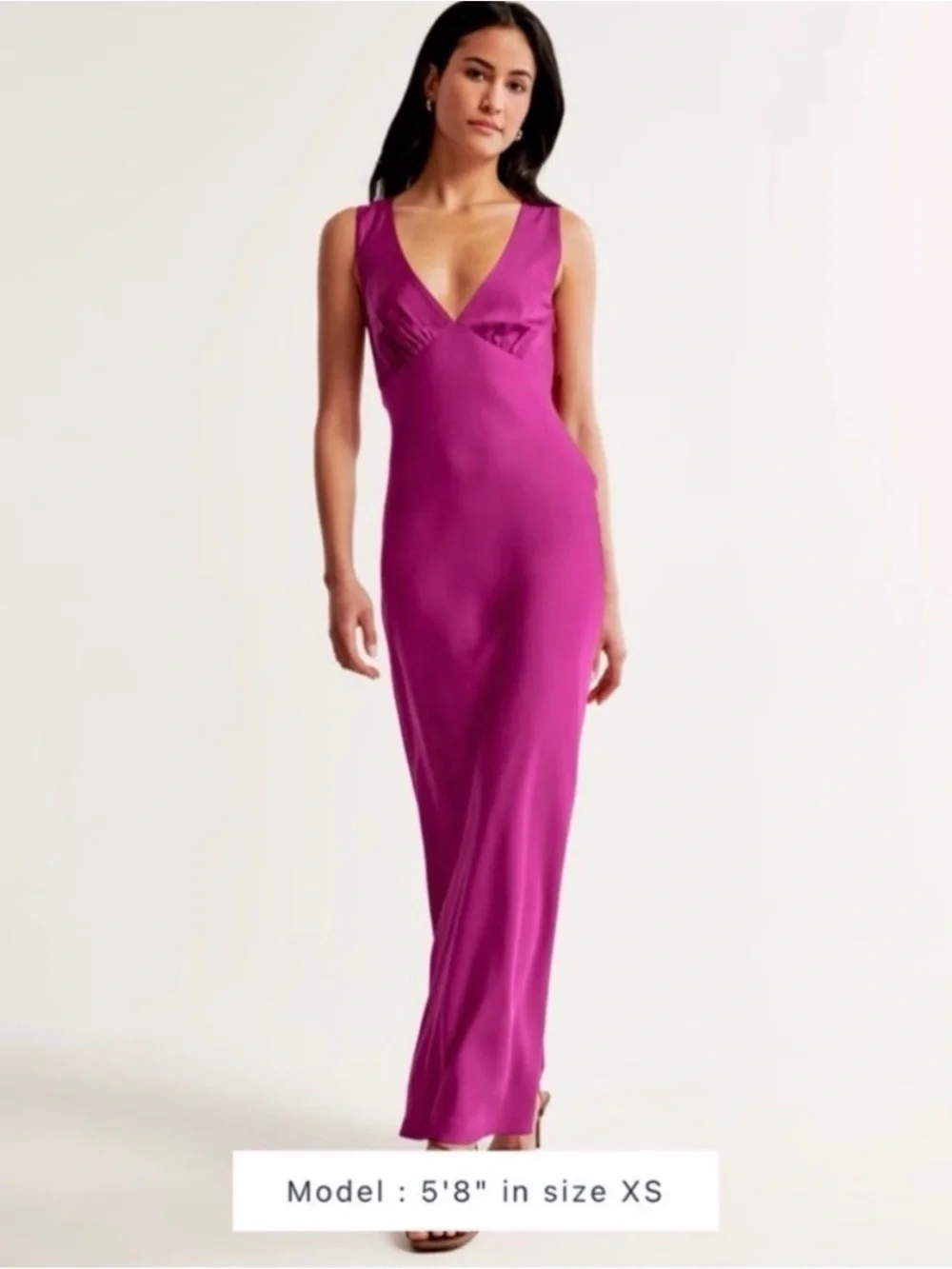 Abercrombie and Fitch Plunge Cowl Back Dress